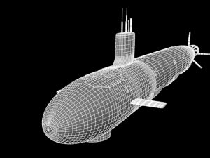 submarine Model 3D