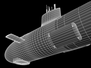 submarine Model 3D