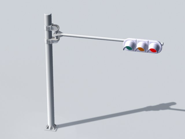 street signal01 3D Model .c4d .max .obj .3ds .fbx .stl .blend 