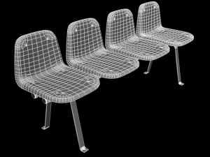 bench01 3D 모델
