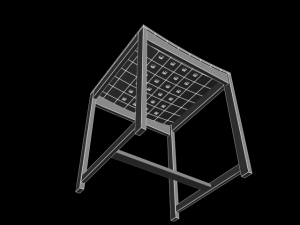 chair b320 Modèle 3D