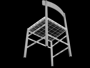 chair c403 3D मॉडल