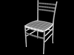 стул c405b 3D Модель