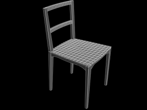 chair c410a Modello 3D