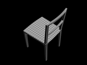 chair c410a Modello 3D