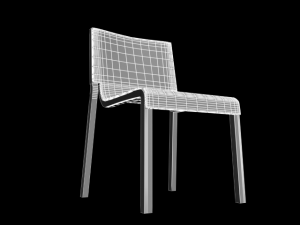 chair c411 Modello 3D