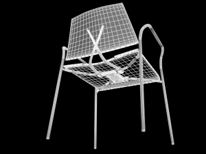chair c417c Model 3D