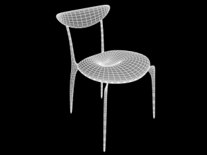 chair c424b 3D Model