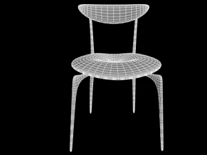 chair c424b 3D Model