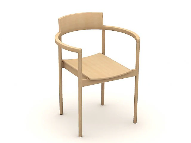 chair t517b 3D Model .c4d .max .obj .3ds .fbx .stl .blend 