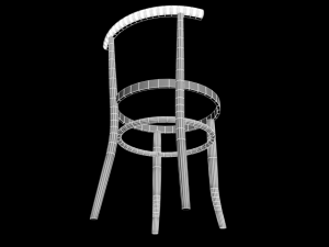 chair t517c 3D Модель