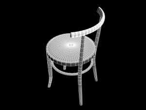 chair t517c 3D Модель