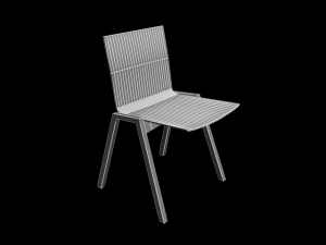 chair c452 Modello 3D