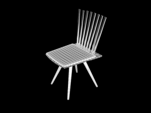 chair c453b Modèle 3D