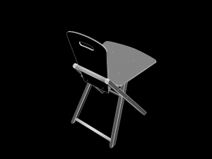 chair c458 3D 모델