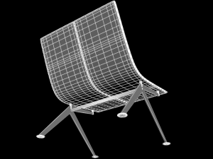 chair e103a Modello 3D