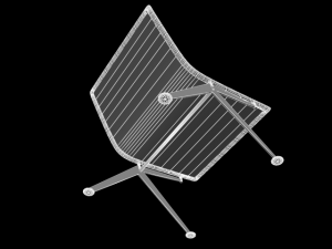 chair e103b Modelo 3D