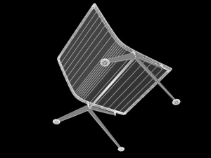 chair e103b 3D Model