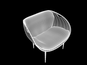 chair e104a 3D 模型