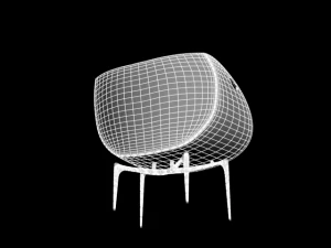 chair e104a 3D Model