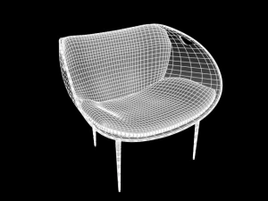 chair e104b 3D Model
