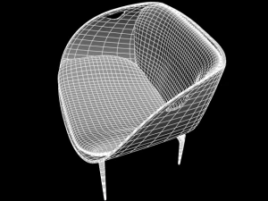 chair e104b 3D Model
