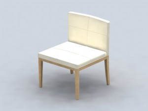 chair e109a 3D Модель