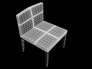 chair e109a 3D 模型