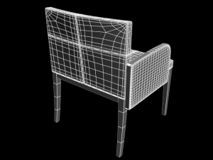 chair e109b Model 3D