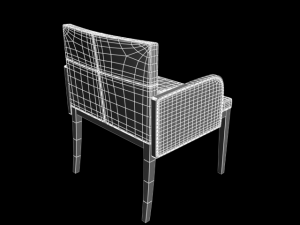 chair e109d 3D Модель