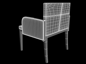 chair e109d 3D Модель