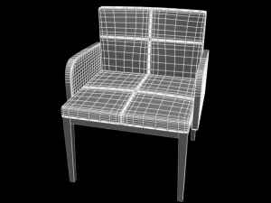 chair e109d 3D Модель