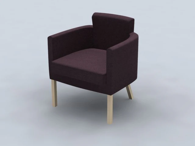 chair e110 3D Model .c4d .max .obj .3ds .fbx .stl .blend