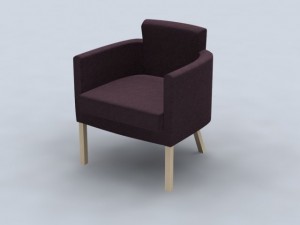 chair e110 3D Модель