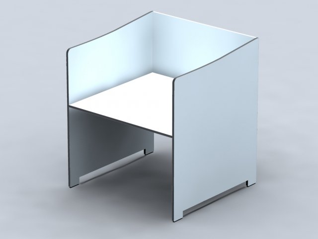 chair e211a 3D 모델 .c4d .max .obj .3ds .fbx .stl .blend 