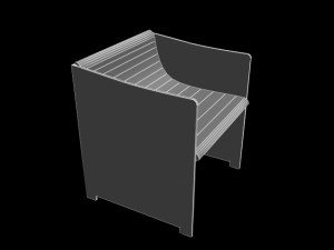 chair e211b Modelo 3D