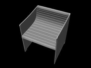 chair e211b Modelo 3D