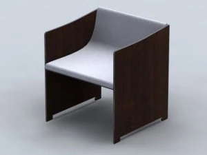 silla e211d Modelo 3D