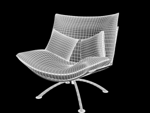 chair e212 3D 모델