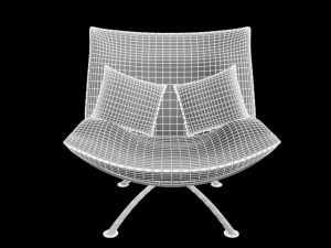 chair e212 3D 모델