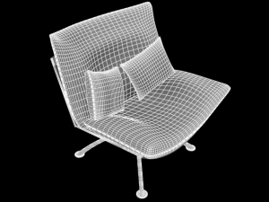chair e212 3D 모델