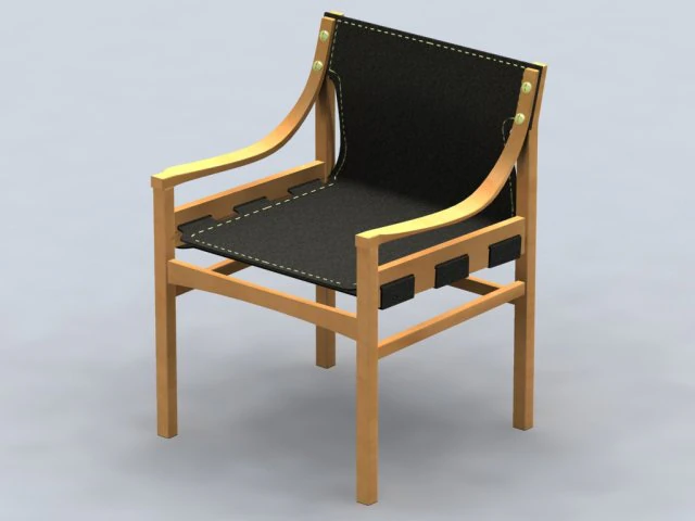 chair e214 3D Model .c4d .max .obj .3ds .fbx .stl .blend 