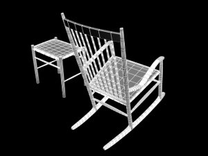 chair e215 Modelo 3D