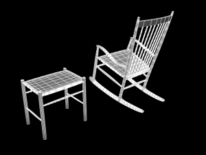 chair e215 Modelo 3D