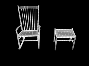 chair e215 Modelo 3D