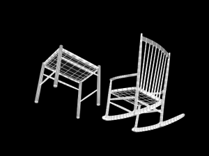 chair e215 Modelo 3D