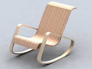 chair e216 3D Model