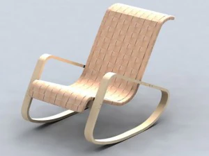 silla e216 Modelo 3D