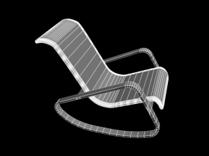 chair e216 Modèle 3D