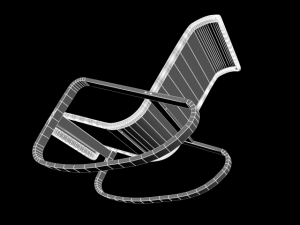 chair e216 Modèle 3D